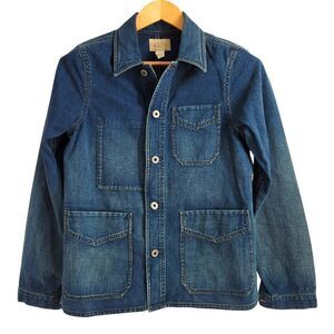 RRL Double RL Indigo Denim Jean Jacket 2 Work Field Engineer Chore RALPH LAUREN